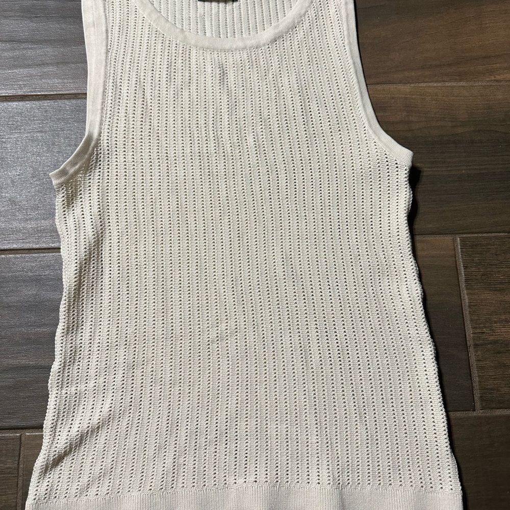 Zara Women’s Cream Sweater Tank